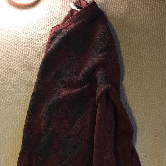 Plaid Black, Red Geoffrey Beene M Sweater - Picture 3 of 3